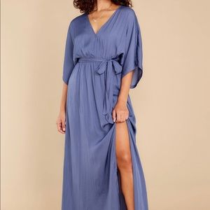 Dusty Blue Maxi Dress